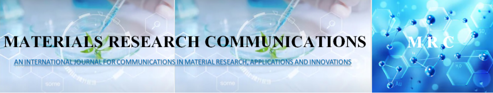 Communications in material research, applications and innovations